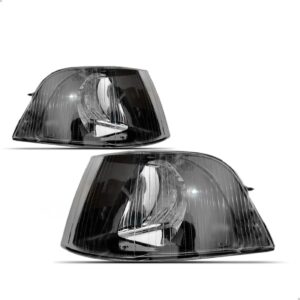Par Sinaleira Para Volvo S40 V40 01 2002 03 2004 Lente Fume