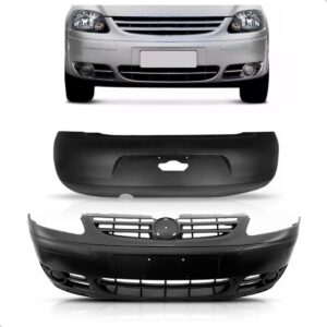 Kit Envolvente Dianteiro E Traseiro Fox 2004 A 2007 Liso Preto