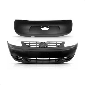 Kit Envolvente Dianteiro E Traseiro Fox 2004 A 2007 Liso Preto