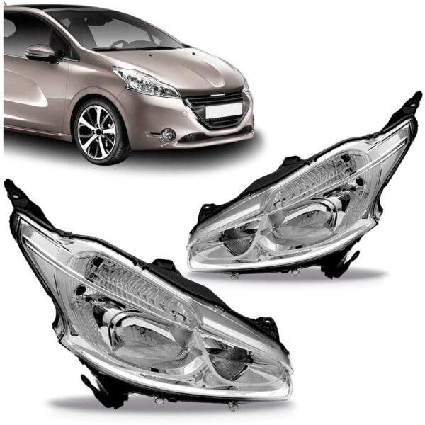 Par Farol Peugeot 208 2012 2013 2014 2015  2016 Sem Led