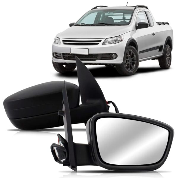 Par Retrovisor Gol Saveiro 2009 A 2012 Elétrico