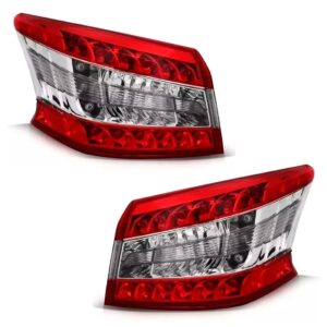 Par Sinaleira Traseira Sentra 2014 2015 16 Com Led Promoção Ambos Lados