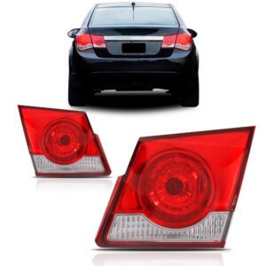 Par Lanterna Traseira Cruze 2011 A 2016 Sedan Tampa Ambos Lados Vermelho