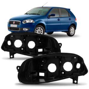 Par Carcaça De Farol Palio 2010 2011 2012 Siena 2010 11 2012 Preto