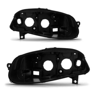 Par Carcaça De Farol Palio 2010 2011 2012 Siena 2010 11 2012 Preto