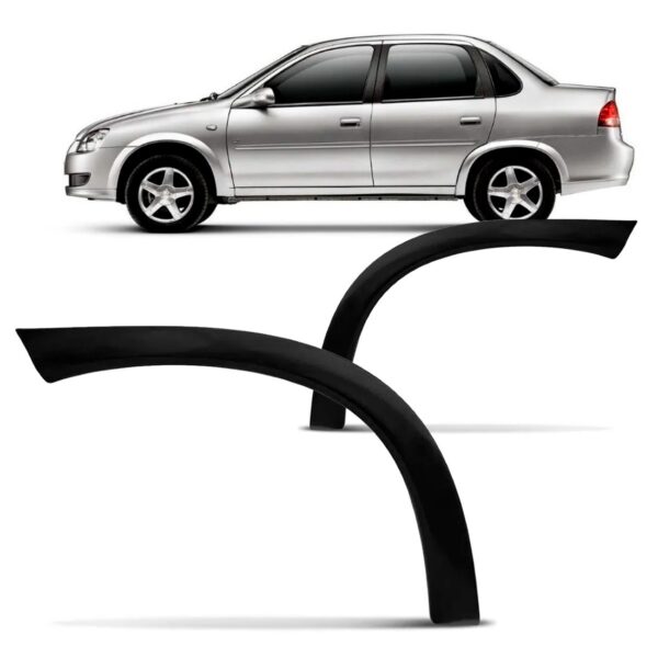 Par Moldura Aplique Roda Traseiro Classic 2011 12 13 2014