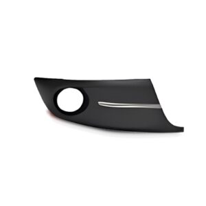 Par Grade Moldura Milha Auxiliar Spacefox 2011 A 2014 C/furo Preto Ambos Os Lados