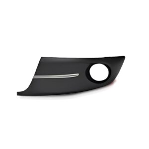 Par Grade Moldura Milha Auxiliar Spacefox 2011 A 2014 C/furo Preto Ambos Os Lados