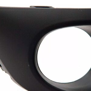 Par Grade Moldura Milha Auxiliar Spacefox 2011 A 2014 C/furo Preto Ambos Os Lados