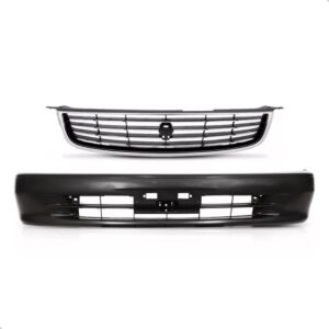 Parachoque Para Corolla 1998 2000 2001 2002 Com Grade Preto