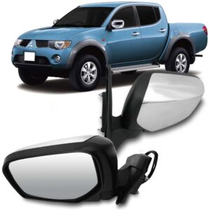 Par Retrovisor Pajero Dakar Triton 2007 A 2014 Fixo Cromado