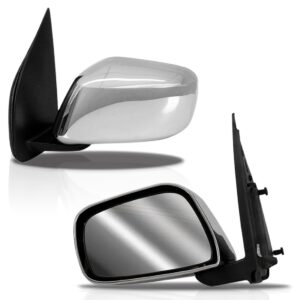 Jogo Retrovisor Frontier Fixo Capa Cromada 2008 09 10/2014