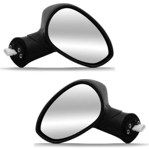 Par Retrovisor Punto 2007 A 2012 Eletrico Cabeça Grande