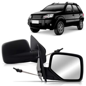 Jogo Retrovisor Ecosport C/controle 2003 04 05 06 07 08 2009