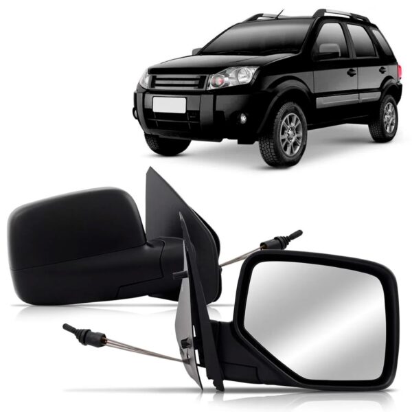 Jogo Retrovisor Ecosport C/controle 2003 04 05 06 07 08 2009
