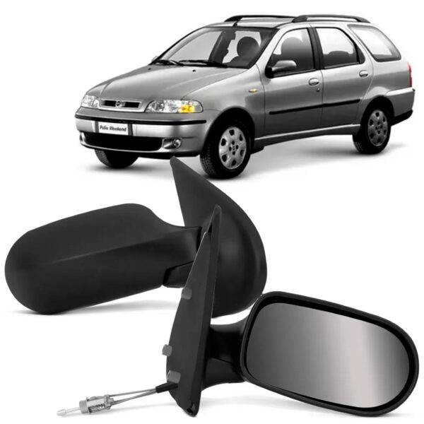 Par Retrovisor Palio Weekend 2001 A 2004 C/controle Promoção