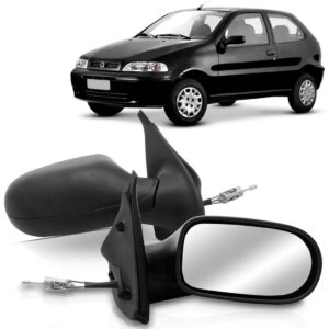 Par Retrovisor Palio 2pts 2004 A 2013 C/controle C/ Garantia