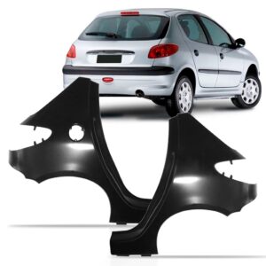Par Lateral Traseira Para Peugeot 206 1998 A 2010 4 Portas