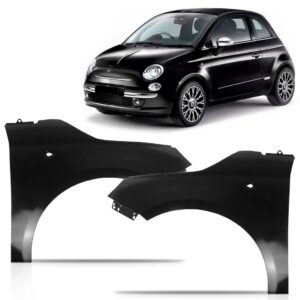 Par Paralama Fiat 500 2007 2008 2009 2010 2011