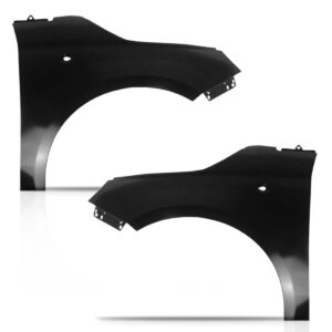 Par Paralama Fiat 500 2007 2008 2009 2010 2011