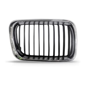 Par Grade Bmw 325 318 323 328 Ano 1997 1998 Preto/cromado Par