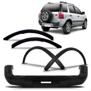 Kit Envolvente Traseiro + 02 Molduras Ecosport 2003 A 2006