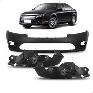 Kit Parachoque Fusion 2010 2011 2012 + Par Parabarros Preto