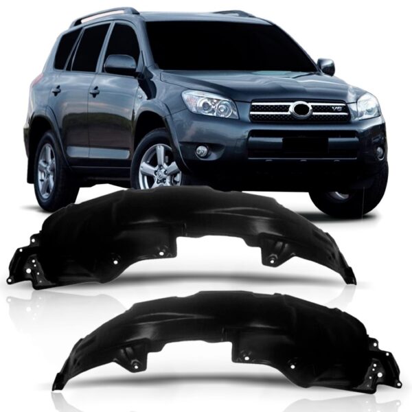 Par Protetor Caixa De Roda Rav4 2007 2008 09 2010 2011 2012 Par