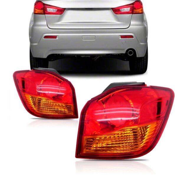Par Sinaleira Traseira Para Mitsubishi Asx 2011 A 2015 C/led Vermelho