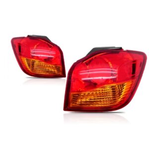 Par Sinaleira Traseira Para Mitsubishi Asx 2011 A 2015 C/led Vermelho