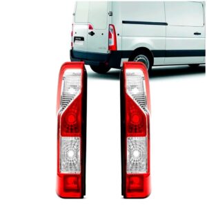 Jogo Sinaleira Traseira Master Furgão Van 2013 2014 2015 201 Bicolor Ambos Lados