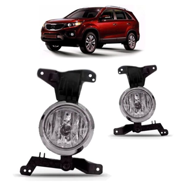 Par Farol Milha Auxiliar Sorento 2011 A 2013 C/suporte