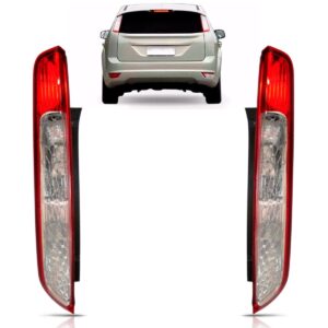 Par Lanterna Traseira Focus Hatch 2009 2010 2011 2012 2013 Bicolor