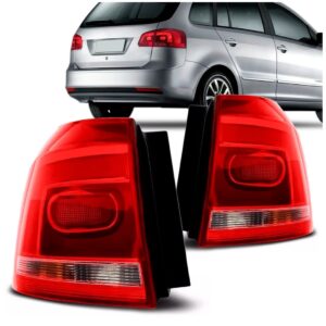 Par Sinaleira Traseira Spacefox Canto 2011 2012 2013 2014 Vermelho