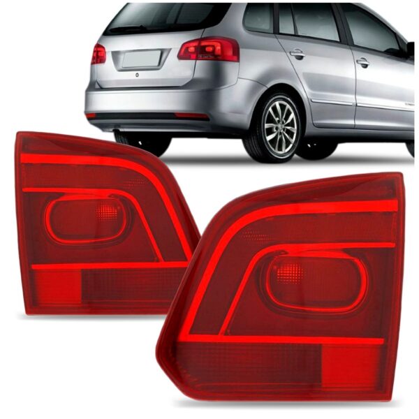 Par Lanterna Traseira Spacefox Tampa 2011 2012 2013 2014 Vermelho