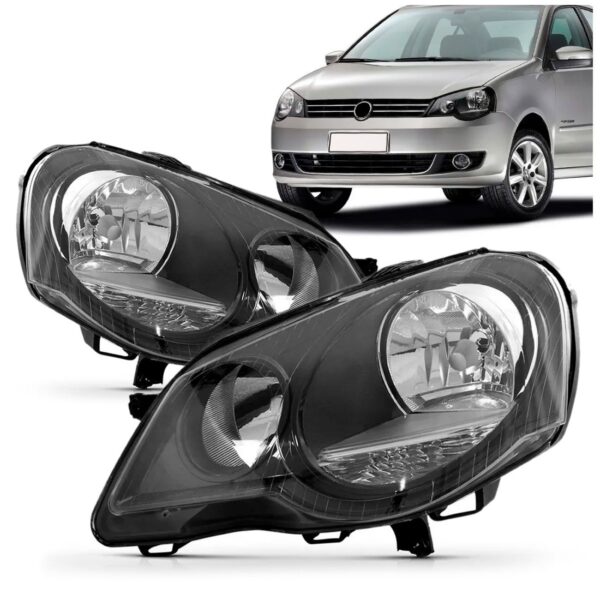 Par Farol Polo 2007 08 09 10 11 2012 Manual Máscara Negra