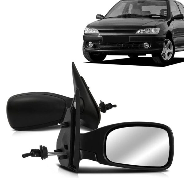 Par Retrovisor Peugeot 306 1994 1995 1996 Com Controle