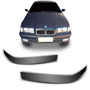Par Tela Frontal Parachoque Bmw Serie 3 92 93 94 95 96 97 98 Preto