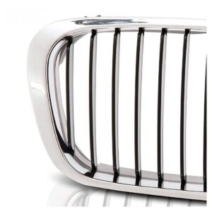 Jogo Tela Radiador Bmw Série 3 1999 2000 2001 Sedan Cromado