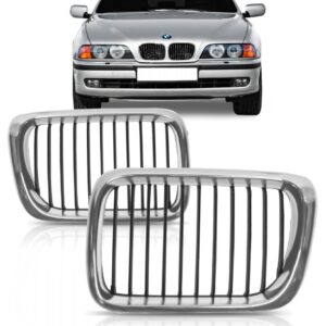 Par Tela Frontal Radiador Bmw Serie 5 1996 1997 1998 1999 Preto