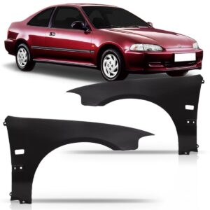 Par Paralama Civic 1992 1993 1994 1995 Coupe/hatch Com Furo