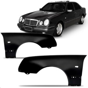 Par Paralama Mercedes E320 E420 1996 A 1999 C/ Furo Pisca