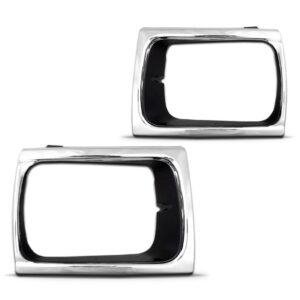 Par De Aro Do Farol Hilux 4x4 1992 A 2001 Cromado