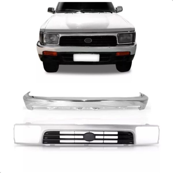 Envolvente Toyota Hilux Sw4 1992 A 1995 Com Grade 1a Linha  Cromado