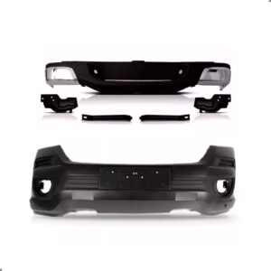 Kit Envolvente S10 2017 A 2020 Dianteiro E Traseiro Cromado Preto
