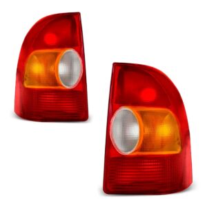 Par Sinaleira Traseira Strada Tricolor 1996 A 2000