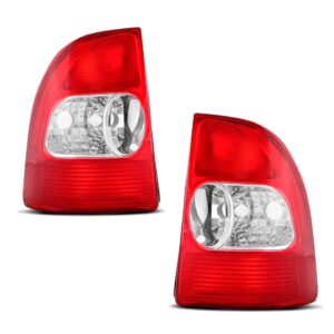 Par Sinaleira Traseira Strada Bicolor 2001 A 2004