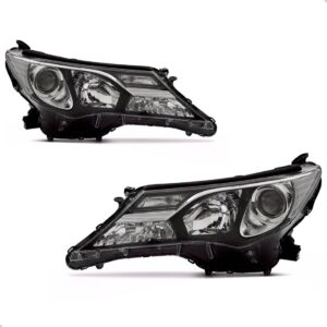 Par Farol Rav4 2014 2015 2016 Elétrico C/ Motor S/ Led
