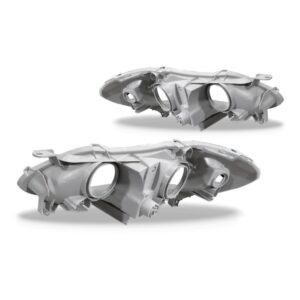 Par Carcaça Farol Corolla 2003 2004 2005 2006 2007 Cinza