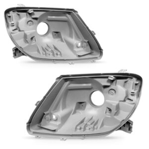 Par Carcaça Farol Hilux Srv 2005 06 07 08 09 10 2011 Cinza